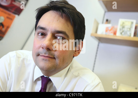 Stephen Twigg, MP, Schatten Staatssekretär für Bildung, Portcullis House, Westminster, London, UK Stockfoto