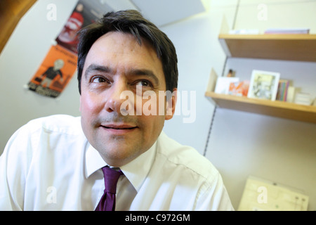 Stephen Twigg, MP, Schatten Staatssekretär für Bildung, Portcullis House, Westminster, London, UK Stockfoto