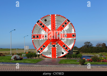 Ärmelkanal-Tunnel Bohren Coquelles Calais Frankreich Stockfoto