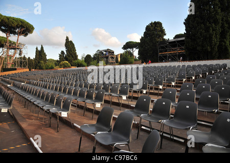 Rom, Italien Outdoor-Konzert in die Bäder von Caracalla (Terme di Caracalla) Stockfoto