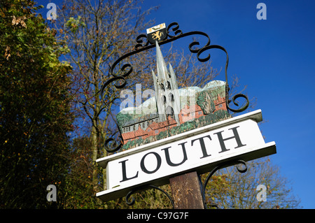 Louth, historische Hauptstadt Englands Lincolnshire Wolds. Stockfoto