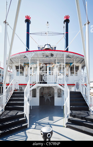 Memphis Queen III Riverboat deck Stockfoto