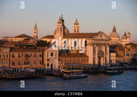 Chiesa dei Gesuati Kirche neben Canale della Giudecca, Venedig, Veneto, Italien, Europa Stockfoto