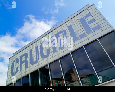 Crucible Theatre in Sheffield Stadtzentrum South Yorkshire UK auch verwendet für die Snooker-WM seit 1977 Stockfoto