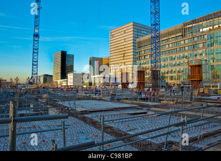 Paris, Frankreich, Baustellen, Bercy, Tolbiac, Chevaleret, Avenue de France, abdecken von Bahngleisen, östlich von Paris Stockfoto