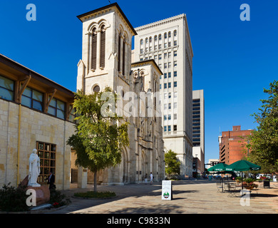 Kathedrale von San Fernando in Main Plaza, San Antonio, Texas, USA Stockfoto