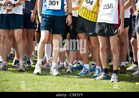 An der Startlinie Stockfoto