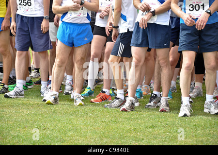 An der Startlinie Stockfoto