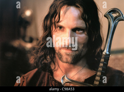 Der Herr der Ringe: Die Rückkehr des Königs Jahr: 2003 USA Viggo Mortensen Regie: Peter Jackson auf Tolkiens Trilogie basiert Stockfoto