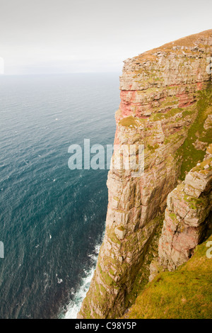 Bei 1100 Fuß sind hoch St Johns Kopf auf der Nordwestküste von Hoy, Orkney, Schottland, UK die höchsten Klippen in Großbritannien Stockfoto