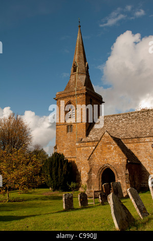 St. Botolph Kirche, Farnborough, Warwickshire, England, Vereinigtes Königreich Stockfoto