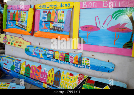 Willemstad Curaçao,Niederländische Lesser-Leeward-Antillen,ABC-Inseln,Otrobanda,De Rouvilleweg,UNESCO-Weltkulturerbe,Markt,Verkäufer,st Stockfoto