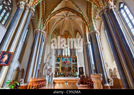 Budapest, Pfarrkirche (Belvárosi Plébániatemplom) Stockfoto