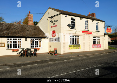 Ost-Barkwith Lincolnshire Wolds England.Batemans Public House. Stockfoto