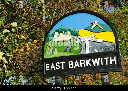 Ost-Barkwith Lincolnshire Wolds England. Stockfoto