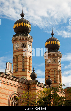 Budapest, große Synagoge Stockfoto
