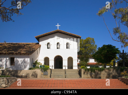 Kalifornien - Mission San Luis Obispo de Tolosa in der Innenstadt von San Luis Obispo. Stockfoto