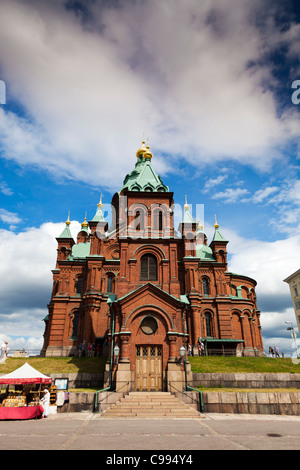 Orthodoxe Uspenski Kathedrale Helsinki Finnland Stockfoto