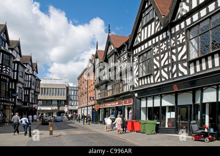 High Street, Shrewsbury, Shropshire Stockfoto