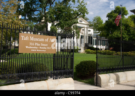 Taft Museum of Art in Cincinnati Ohio Stockfoto