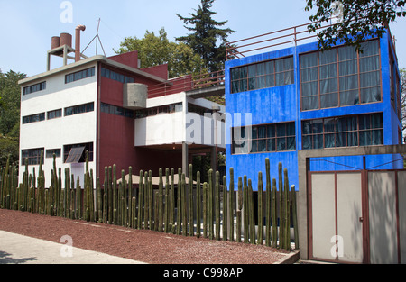 Museo Casa Estudio Diego Rivera y Frida Kahlo - Mexiko-Stadt Stockfoto