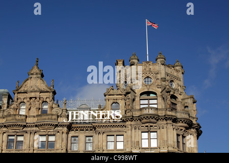 Dieses Geschäft ist dauerhaft geschlossen. Jenners Kaufhaus an der Princes Street, Edinburgh, Schottland, Großbritannien Stockfoto