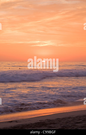 California Beach sunset Stockfoto