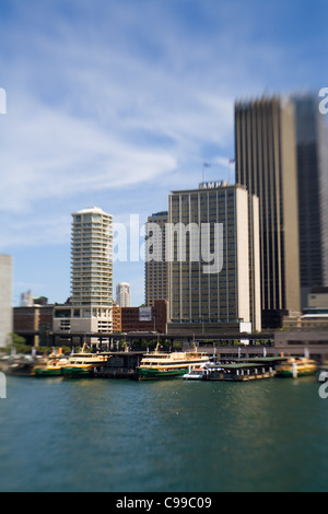 Fährhafen am Circular Quay. Sydney, New South Wales, Australien Stockfoto