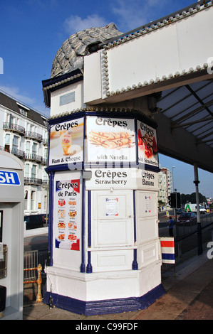 Eingang zum South Parade Pier, Southsea, Portsmouth, Hampshire, England, Vereinigtes Königreich Stockfoto