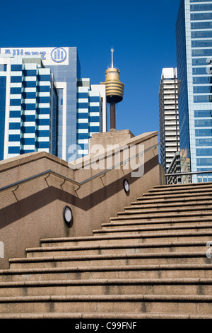 Urbane Architektur Sydneys central Business District.  Darling Harbour, Sydney, New South Wales, Australien Stockfoto