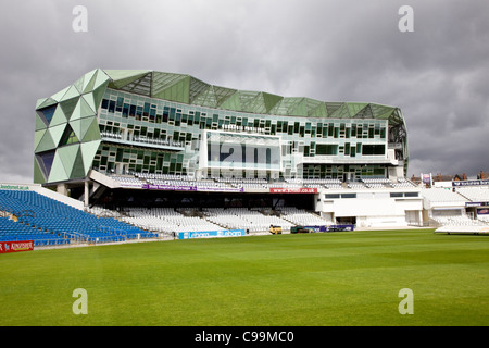 Carnegie-Pavillon an Headingley Cricket Ground, Sitz der Yorkshire County Cricket Club, Leeds. Stockfoto