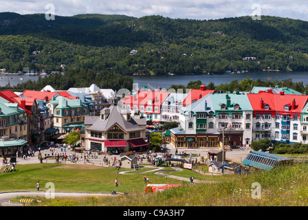 Mont-Tremblant, Quebec, Kanada Stockfoto