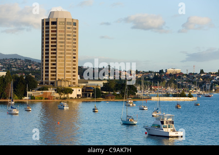 Wrest Point Casino in Sandy Bay. Hobart, Tasmanien, Australien Stockfoto