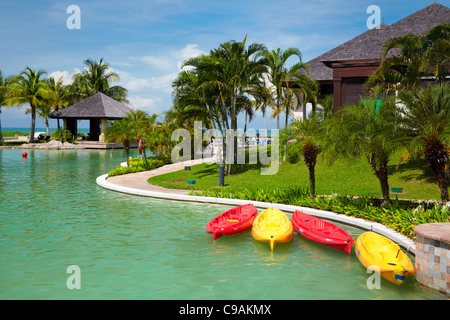 Hotel Empire, Fernbus, Brunei Darussalam, Borneo, Asien Stockfoto