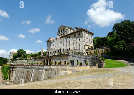 Blick auf die Villa Aldobrandini, das ist die größte und spektakulärste der späten Renaissance-Villen in Frascati Italien gebaut. Stockfoto