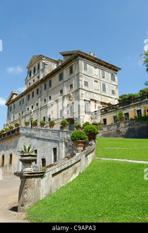 Blick auf die Villa Aldobrandini, das ist die größte und spektakulärste der späten Renaissance-Villen in Frascati Italien gebaut. Stockfoto