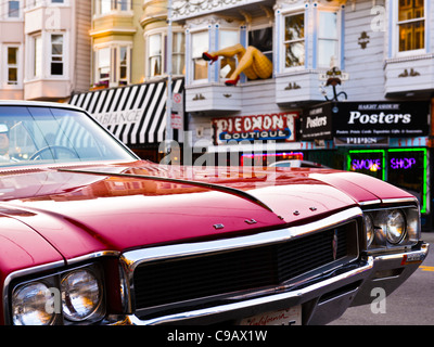 Beine Haight Ashbury in San Francisco Stockfoto