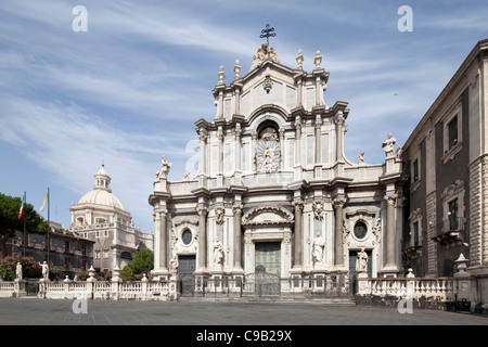 Kathedrale von St. Agatha in Catania Stockfoto