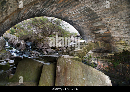 Stift Pont y Benglog Ogwen Nord-Wales uk Stockfoto