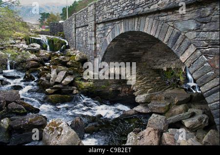 Pont-Pen y Benglog Ogwen North Wales uk Stockfoto