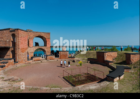 Die Ruinen der alten russischen Festung Bomarsund auf Åland-Inseln in Finnland Stockfoto