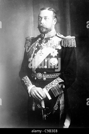 Prince Of Wales, später König George V, 1908 Stockfoto