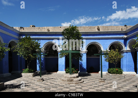 Santa Catalina Kloster, Arequipa, peru Stockfoto