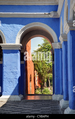 Santa Catalina Kloster, Arequipa, peru Stockfoto