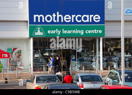 Eine Mothercare Shop & Early Learning Centre in Nottingham, England, Vereinigtes Königreich Stockfoto