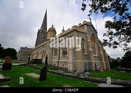 St Columb Kathedrale Londonderry, bauen im Jahr 1633, steht in Londonderry die historischen Mauern. Stockfoto