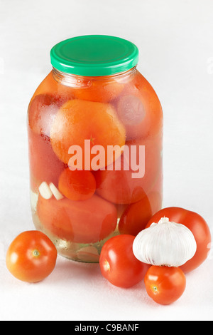 Marinierten Tomaten Stockfoto