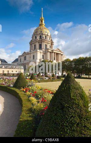 Das Musée de l'Armée Museum am Les Invalides in Paris, Frankreich. Ursprünglich als Krankenhaus und Heim für behinderte Soldaten Stockfoto