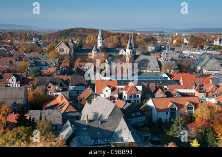 Stadtbild Ansicht Goslar, Niedersachsen, Deutschland, Europa Stockfoto