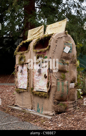 Umwelt freundlichen Postfach auf der University of Washington Campus Seattle Washington State, USA Stockfoto